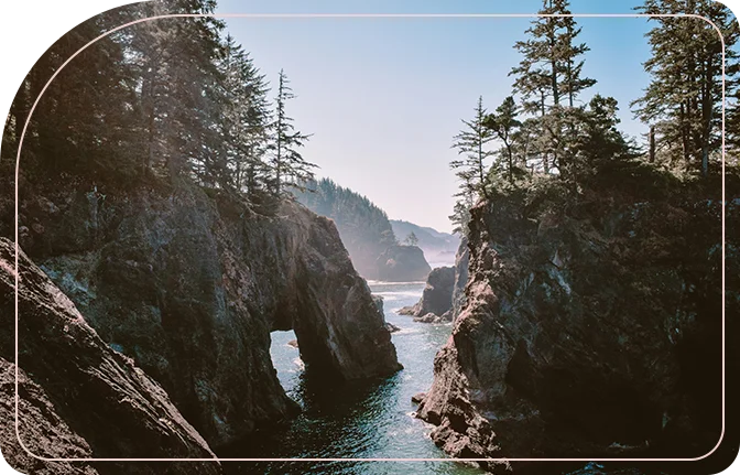 A view of the ocean from a boat.